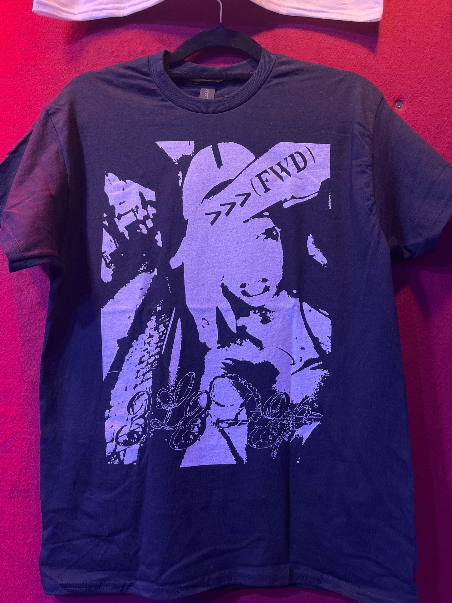 black FWD shirt