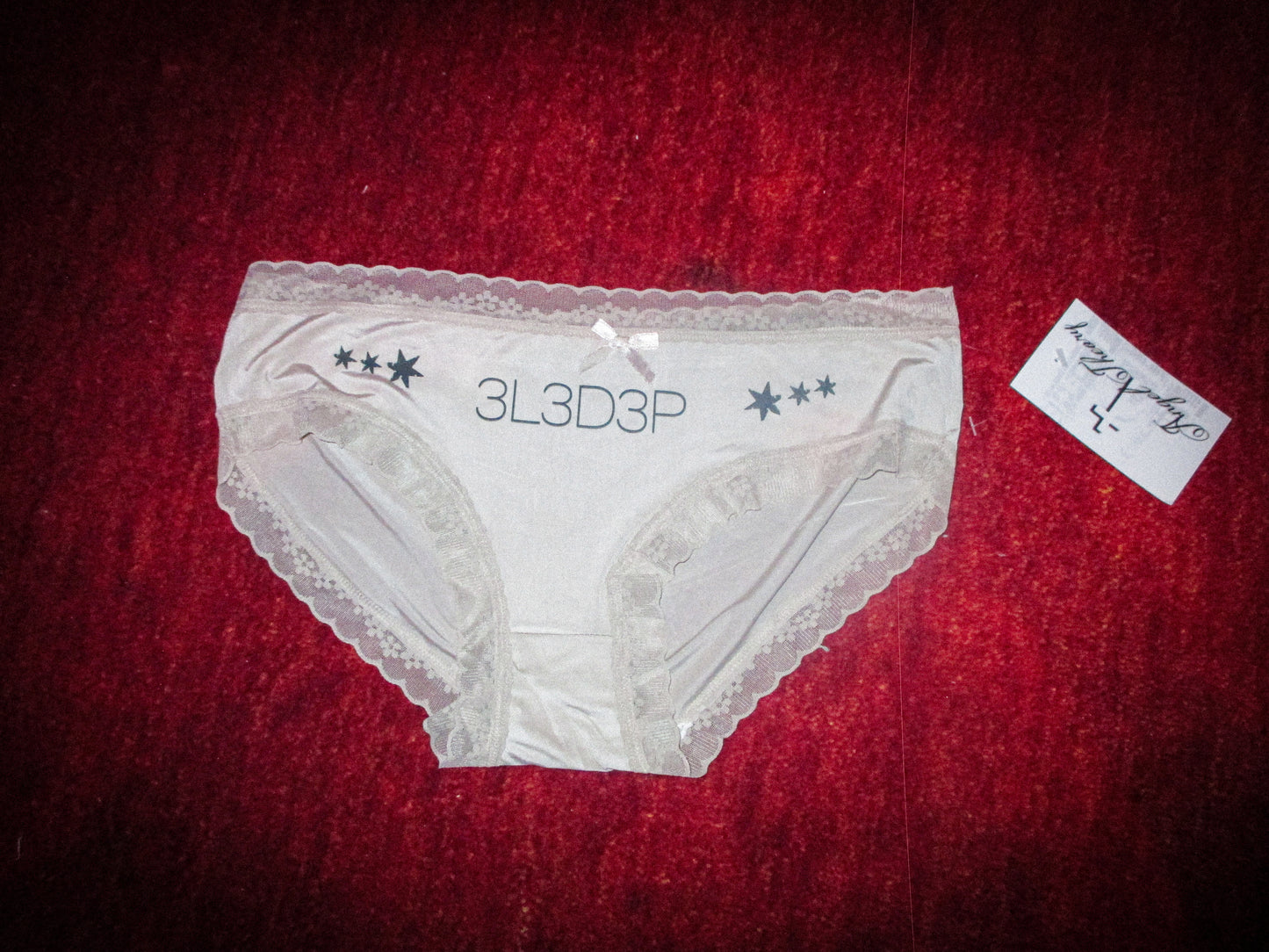 3L3D3P x angel theory : LACED UNDIES