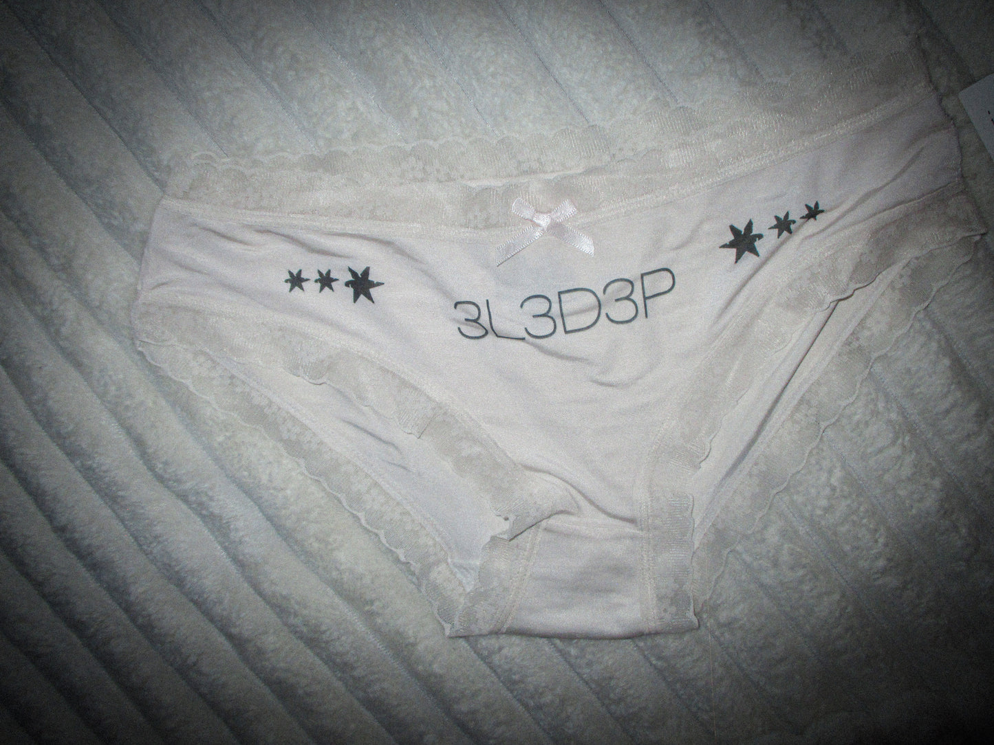 3L3D3P x angel theory : LACED UNDIES