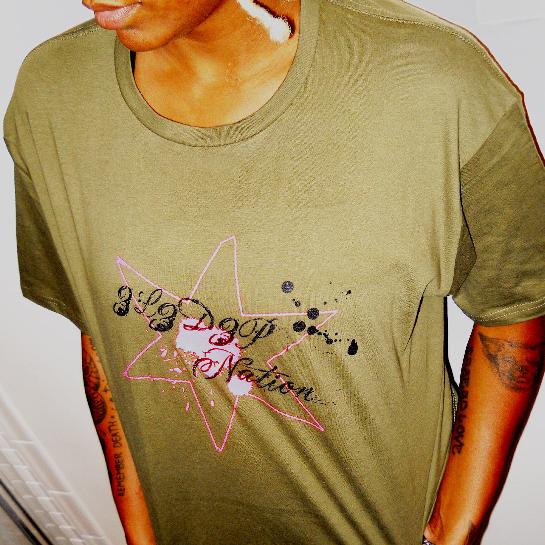 3L3D3P NATION ::: GREEN T-SHIRT