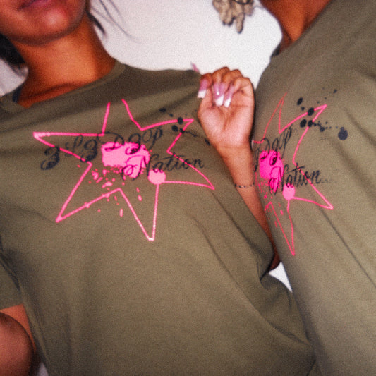 3L3D3P NATION ::: GREEN T-SHIRT