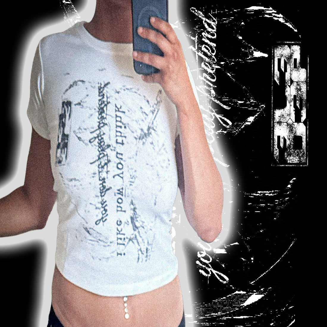 YSSR FITTED ::: WHITE TSHIRT