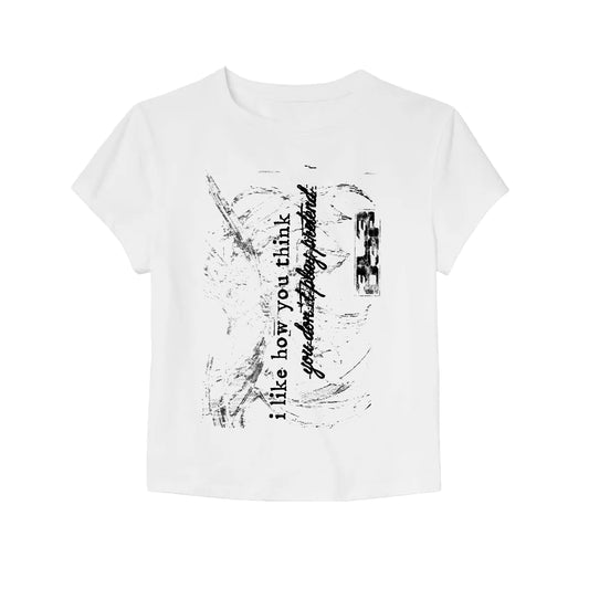 YSSR FITTED ::: WHITE TSHIRT