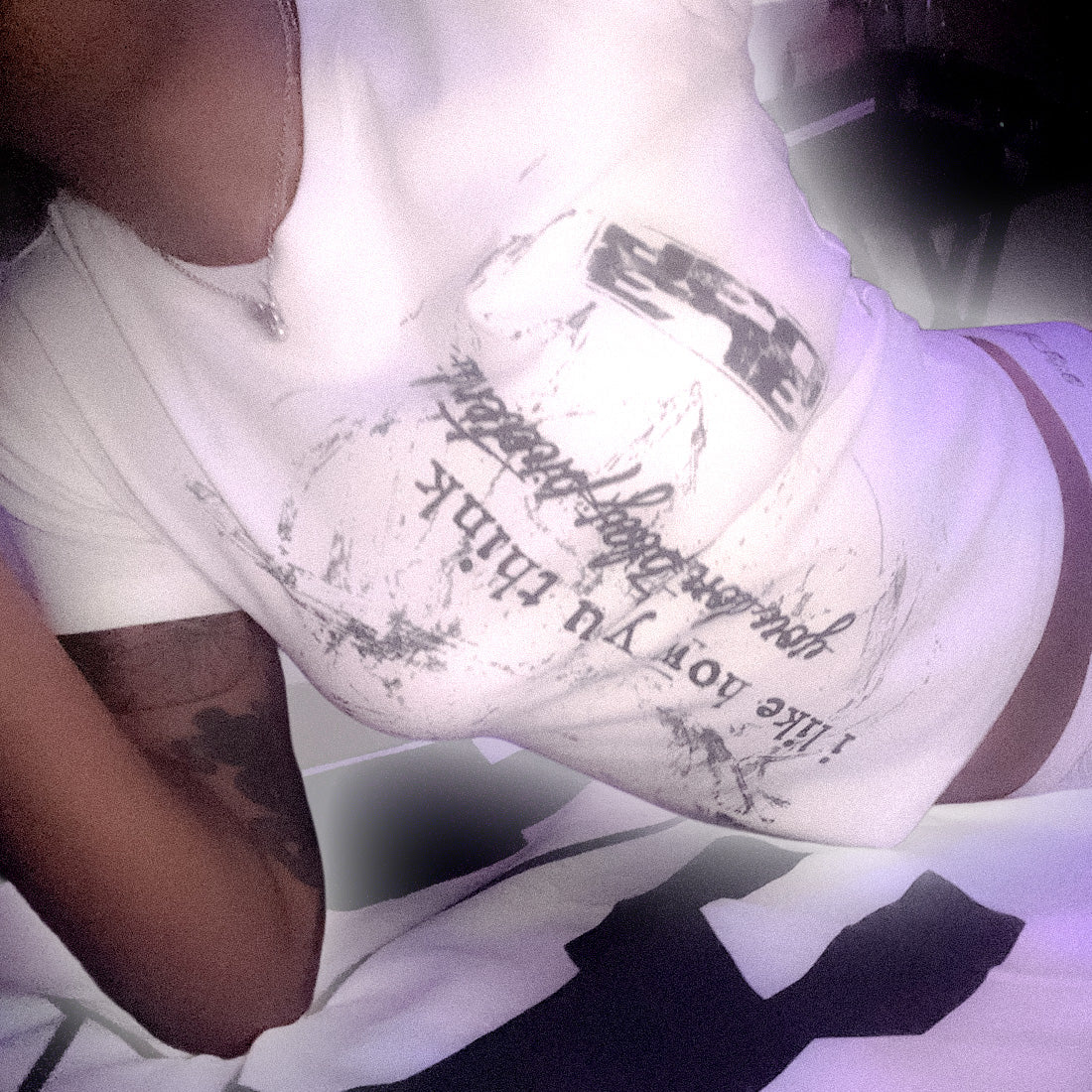 YSSR FITTED ::: WHITE TSHIRT