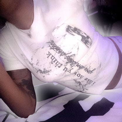 YSSR FITTED ::: WHITE TSHIRT