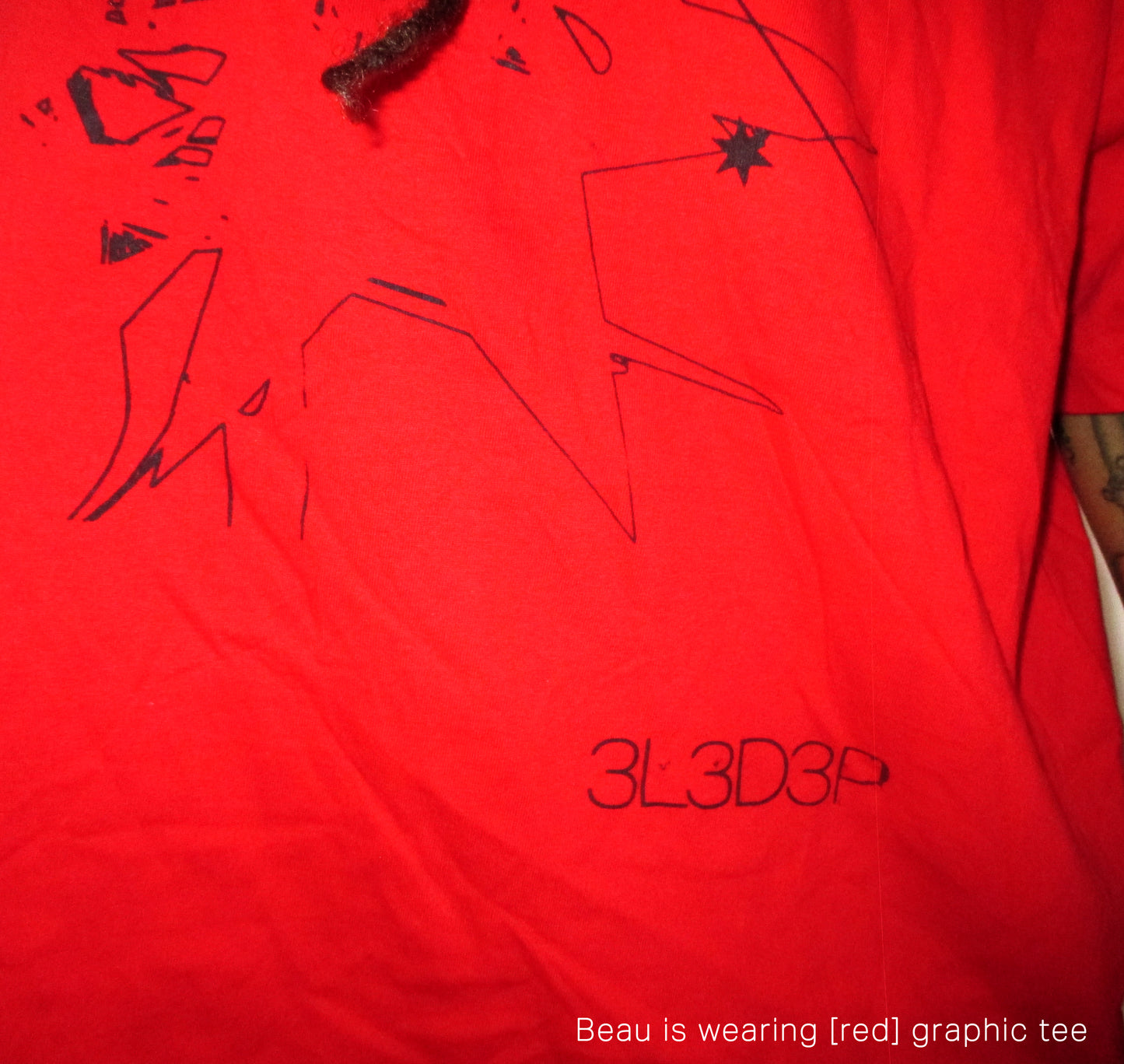 3L3D3P : GRAPHIC STAR TSHIRT