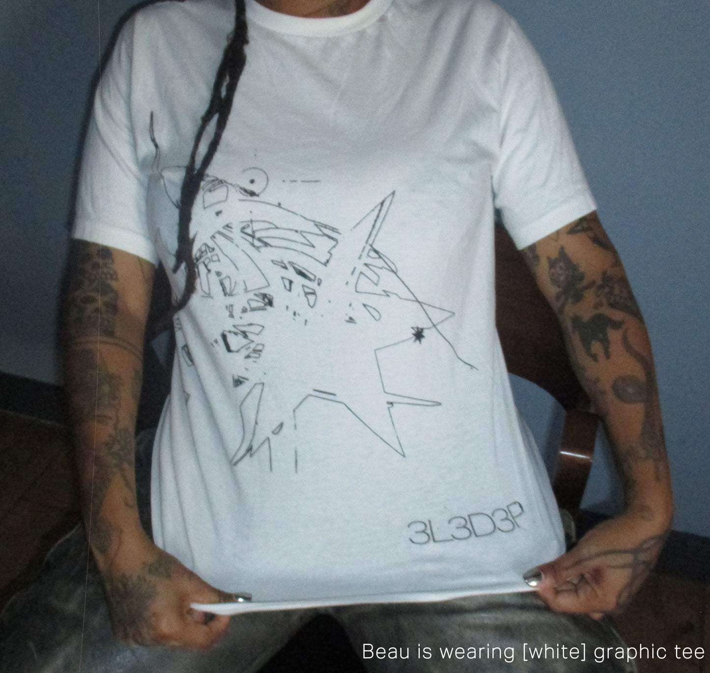 3L3D3P : GRAPHIC STAR TSHIRT