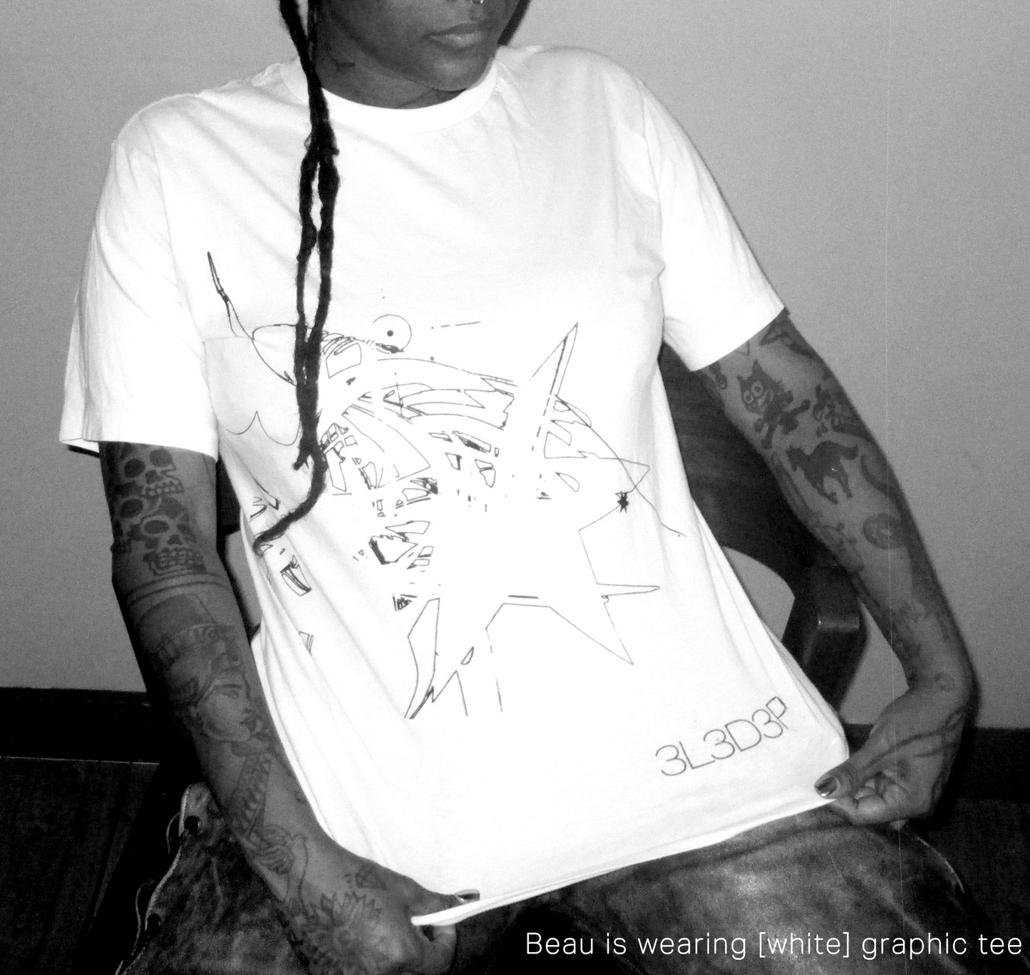 3L3D3P : GRAPHIC STAR TSHIRT